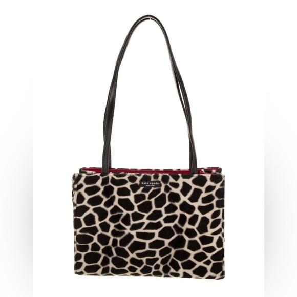 New kate spade animal print pony hair bag - Picture 2 of 15